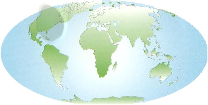 Paleogeografia del periodo