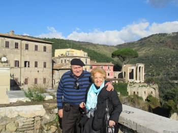 Io e Giuseppina a Tivoli (A.D. 2019)